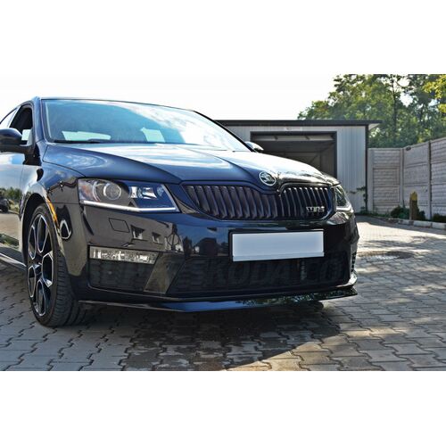 Maxton Design Передняя губа Skoda Octavia 3 RS v.2