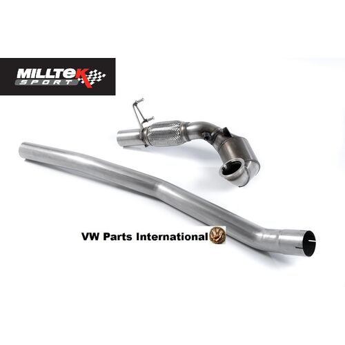 MILLTEK Фронтпайп для VW Golf 7 R