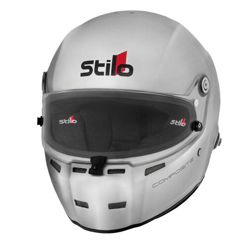STILO AA0710AG2M61 Шлем ST5FN COMPOSITE HANS, Snell SA2015-FIA 8859-15 серый, р-р 61