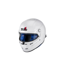 STILO Шлем закрытый ST5R COMPOSITE, интерком, SA2020/FIA 8859-15, HANS, белый/синий р-р 63