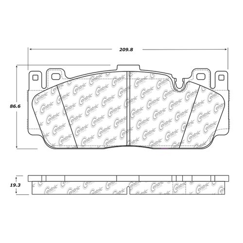 STOPTECH передние тормозные колодки  для BMW M5/M6 (F10/F13)