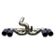 TUBI STYLE TSBMW M2C16.001.AV BMW M2 F87 задняя часть выхлопной системы w OE ELECTRIC VALVE AND BLACK TIPS