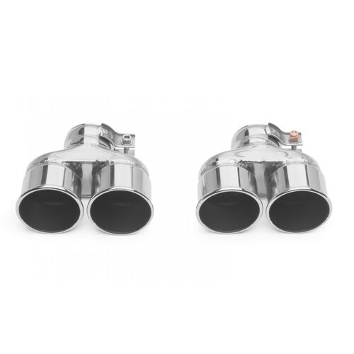 TUBI STYLE насадки для Porsche 997 4 EXITS ROUND END TIPS TUBI STYLE насадки для Porsche 997 4 EXITS ROUND END TIPS