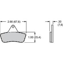 Wilwood тормозные колодки 150-4091K Sintered Metallic Brake Pads