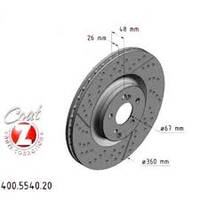 Zimmermann Задние тормозные диски для Mercedes AMG GT43/GLC (c290/c253) (360x26mm) (2шт к-т)