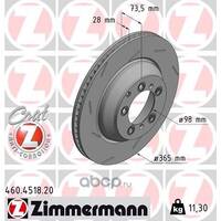 Zimmermann Задние тормозные диски для Porsche Panamera 4S/GTS (971) (365x28mm) (2шт к-т)