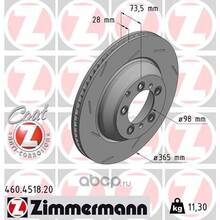 Zimmermann Задние тормозные диски для Porsche Panamera 4S/GTS (971) (365x28mm) (2шт к-т)