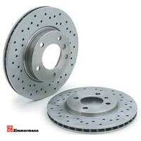 Zimmermann передние тормозные диски для Mercedes E-class (w124) (294x25mm) (2шт к-т)