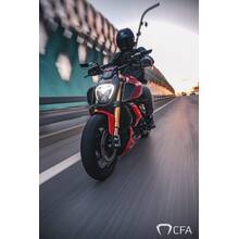 CFA Маска передней оптики VESPERTILIO - forged для Ducati Diavel 1260