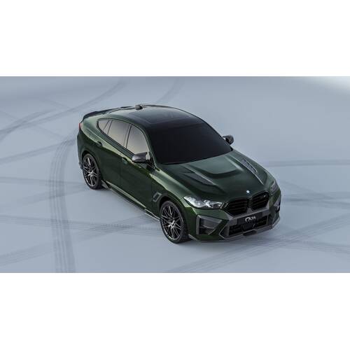 CFA Капот MEGALODON - комбинированный окрас для BMW X5m LCI F95, BMW X6m LCI F96, BMW X5 G05 LCI, BMW X6 G06 LCI