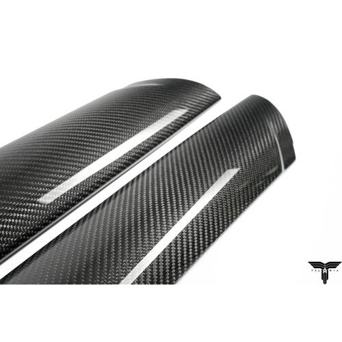 CFA Накладки передних стоек - (классический карбон) для Toyota SUPRA