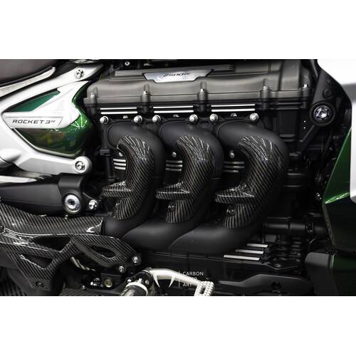 CFA Щитки выпускного коллектора - (классический карбон) для Triumph Rocket 3