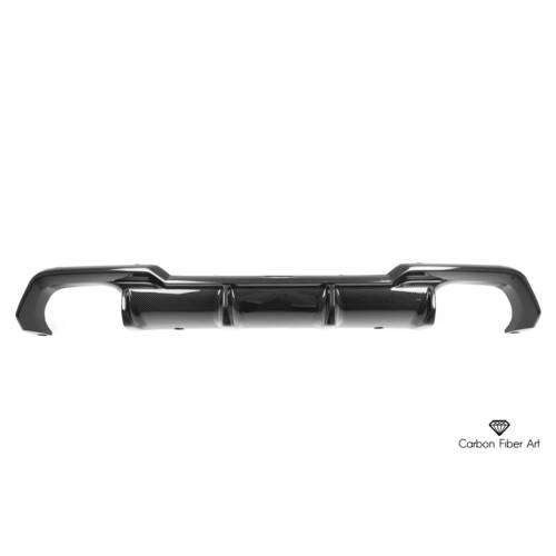 CFA Диффузор AKRAPOVIC - (классический карбон) для BMW M8 F93 GC, BMW M8 F92 Coupe