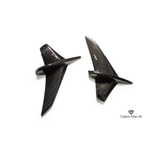 CFA Вставки в задний бампер SHARK - (классический карбон) для BMW 8 G15 Coupe