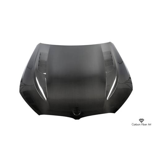 CFA Капот с жабрами SHARK - (классический карбон) для BMW M8 F93 GC, BMW 8 G16 GC, BMW 8 G15 Coupe, BMW M8 F92 Coupe