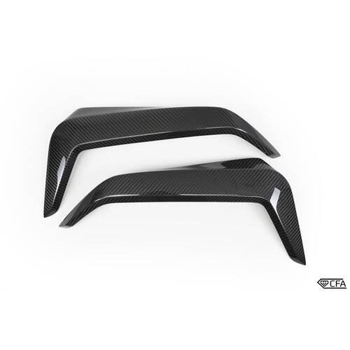 CFA Вставки в задний бампер MEGALODON - (классический карбон) для BMW X6m LCI F96, BMW X6m F96