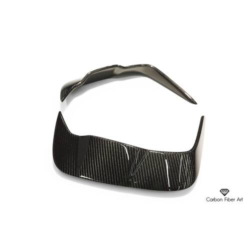 CFA Клыки переднего бампера SHARK - (классический карбон) для BMW 8 G16 GC, BMW 8 G15 Coupe