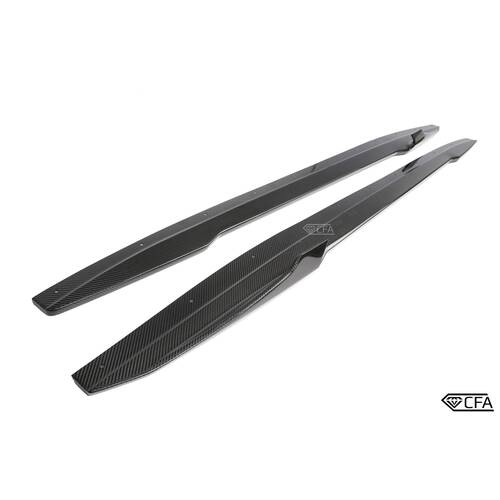 CFA Пороги MEGALODON - (классический карбон) для BMW X5m LCI F95, BMW X5m F95, BMW X5 G05, BMW X5 G05 LCI