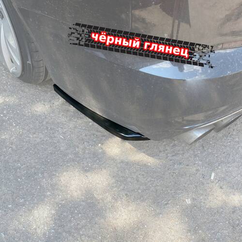 Vonard Customs сплиттеры заднего бампера audi a6 c7 s-line рестайлинг - черный глянец, артикул AA6C7-FL-SLINE-RS1G