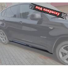 Vonard Customs лезвия под пороги bmw x6 e71 - под покраску черный абс пластик, артикул BX6E71-SS1P
