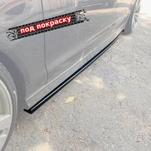 Vonard Customs лезвия под пороги audi a6 s6 c7 s-line рестайлинг - под покраску черный абс пластик, артикул AA6C7-FL-SLINE-SS1P