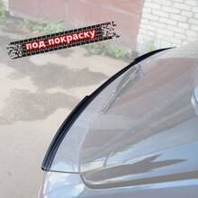 Vonard Customs спойлер лезвие крышки багажника (нижний) geely monjaro - под покраску черный абс пластик, артикул GM-BOTTOM-TS1P