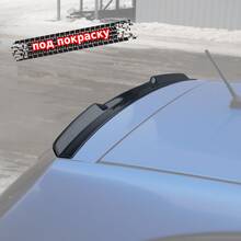 Vonard customs Спойлер лезвие крышки багажника Kia Rio 2 хэтчбек - под покраску - Под покраску черный АБС пластик