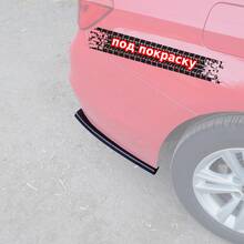 Vonard customs Сплиттеры заднего бампера BMW 3 F30 рест. - под покраску - Под покраску черный АБС пластик