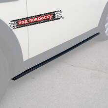 Vonard customs Лезвия под пороги MINI One Hatch R56 - под покраску - Под покраску черный АБС пластик