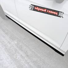 Vonard customs Лезвия под пороги VW Passat B8 R-line - Черный глянец