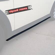 Vonard customs Лезвия под пороги MINI One Hatch R56 - Черный глянец